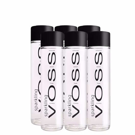 350ml 400ml 500ml 750ml 800ml ラウンドクリア Voss ガラスウォーターボトル スクリューキャップ付き