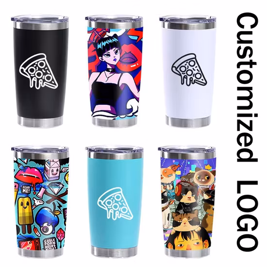 Rambler 20オンス 真空断熱ステンレススチール コーヒー トラベルマグ 蓋付き